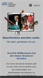 Mobile Screenshot of druckereibelzing.de